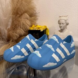 Adidas The Simpsons adiFOM Superstar Clouds Shoes Size 9 Pre-Owned No Box